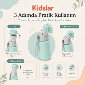 Resim Kidslar Taşınabilir Çocuk Lazımlığı - Kız 