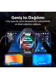 Resim Memo Dl20 Aı Yarı İletken Dondurucu Arka Klipsli Soğutma Radyatörü Apple, Uyumlu iPhone Android Pubg Oyun Soğutucu 3 Aşamalı- 
