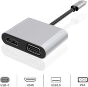 Resim Premium 4 İn 1 Usb-Typ-C Hdmi Vga Hub For İpad Pro, Macbook, Pc, Laptop Dhu0004 Dexim