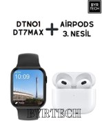 Resim BYRTECH Dtno1 Watch 7 Series Gps/nfc/siri Destekli Akıllı Saat Tws 3.nesil Bluetooth Kulaklık 