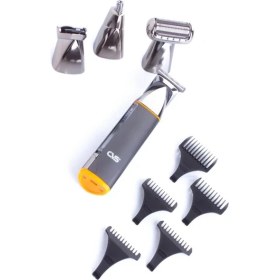 Resim Cvs Dn 7518 9 In 1 Tıraş Makinesi Gri Renkli Kablosuz Kullanım Özellikli Ergonomik Tasarım 