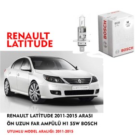 Resim RENAULT LATİTUDE 2011-2015 ARASI ÖN UZUN FAR AMPÜLÜ H1 55W BOSCH 