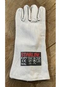 Resim Starline Yüksek Kalite Kaynakçı Eldiveni Kalın Deri Eldiven 10xl E071 