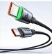 Resim Mcdodo CA-6871 Type-C Type-C 60W PD Hızlı Şarj E-Marker Çipli Easy Serisi Örgü Kablo Siyah 2M 