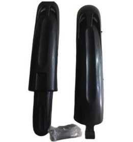 Resim Bisiklet Plastik Çamurluk 24' 26' 27' Jant Bisikletlere Uyumlu Siyah 