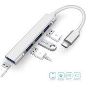 Resim Macbook 4 Port Usb 3.0 Hub Çevirici Çoğaltıcı Type C Çoklayıcı 4 