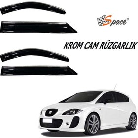 Resim Drs Tuning Krom Cam Rüzgarlığı 1.2mm Seat Leon 2004-2010 4'lü / CARU451 