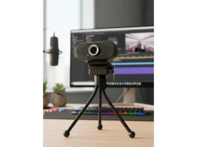 Resim Everest SC-HD03 1080P Full HD Webcam Usb Pc Kamera+Tripod 