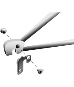 Resim Bianchi Scott , Schwinn , Jamis, Kadro Kulağı-Hanger 