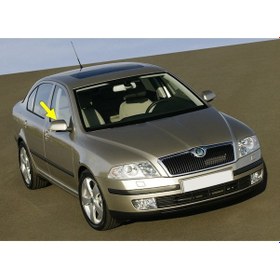 Resim Skoda Octavia 2 A5 2005-2008 Sağ Dış Dikiz Ayna Kapağı 1Z0857538A 