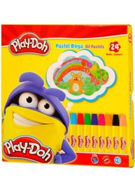 Resim Play-Doh 24 Renk Pastel Boya Play-Pa004 