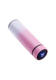 Resim Reedark 480ml Pembe Akıllı Led Sıcaklık Gösteren Süper Isı Yalıtımlı 304 Çelik Leak-proof Filtreli Seyahat Okul Su Bardağı 