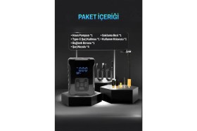 Resim DEMPOWER Dijital Şarj Edilebilir Hava Kompresörü 