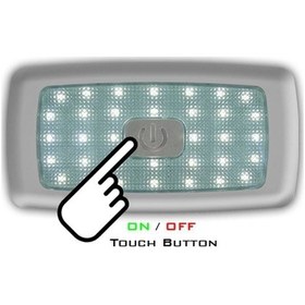 Resim Sanel Led Lamba 12Volt 34 Ledli İç Aydınlatma Dokunmatik Sıcak Be 