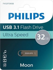 Resim Philips Moon Serisi 32gb Usb 3.1 Ultra Hızlı Metal Flash Bellek Fm32fd165b/00 