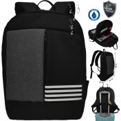 Resim U.S.F Notebook Bilgisayar 17'' Ped Korumalı Laptop Sırt Çantası Su ve Sıvı Geçirmez Kumaş 