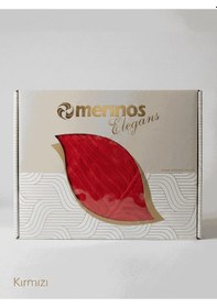 Resim Merinos Elegans Tek Kişilik Battaniye Kırmızı Kırmızı 