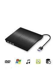 Resim TechTic Usb 3.0 Harici Dvdrw Slim External Cd Dvd Yazıcı Okuyucu Ultra Ince Writer 