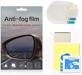 Resim Araç Ayna Yağmur Kaydırıcı ve Cam Buğu Önleyici Film Şeffaf Beyaz VVHM00011 