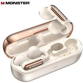 Resim Monster Ac601 Ows Kablosuz Bluetooth Kulaklık Enc Çağrı Gürültü Önleyici Kulak White 