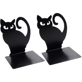 Resim Suntek 2 Adet Kedi Kitap Ayracı Kaymaz Karikatür Stil-a 