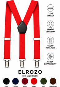 Resim ELROZO Pantolon Askısı 3 Klips Ayarlanabilir Elastik 