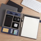 Resim A4 İş Yöneticisi Dosya Klasörü Özel Yazı Tahtası Klips Gösteri Klasörü Bilgi Kitabı Memo Pad Mobil Telefon Tutucu dahil 