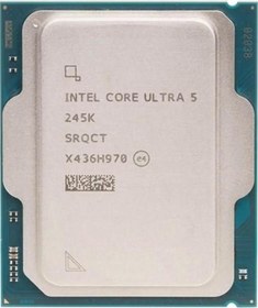 Resim Intel Core Ultra 5 245K 14çekirdekli 26MB O/b VGA 1851P 125W Kutusuz-Fansız 