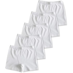 Resim Panfilia %95 Pamuklu Erkek Çocuk Likralı Penye Boxer 5'li Set / Külot / İç Çamaşır 