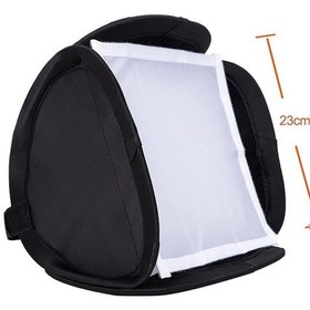 Resim Raypro Tepe Flaşları için 23 x 23 CM Softbox Difüzör 