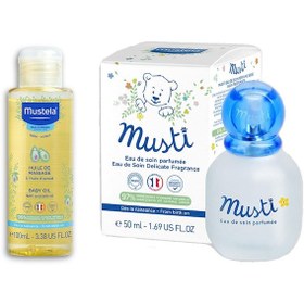 Resim Mustela Bebek Bakım Masaj Yağı 100ml - Mustela Musti Bebek Parfüm 