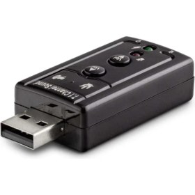 Resim Hadron Ses Kartı 7.1 USB Ses Adaptörü USB Sound Card Adaptör HD4177 