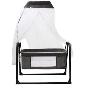 Resim Anne Yanı Sallanır Portatif Beşik Gri Bebeciden 