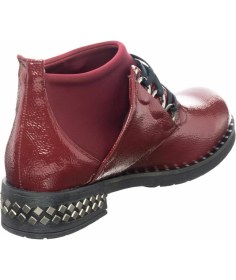 Resim Costo Shoes K406-2 Bordo Üst Kalite Büyük Numara Kadın Botları 