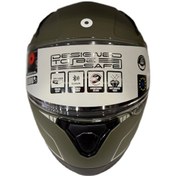 Resim Shiro Katana Sv Joker Kapalı Kask Mat Yeşil 