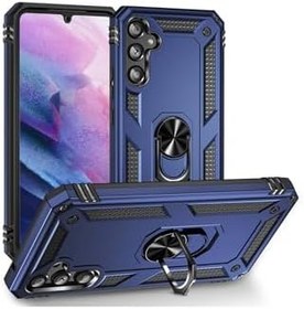Resim Samsung Galaxy A54 Kılıf Yüzüklü Standli Tank Kapak ile uyumlu 