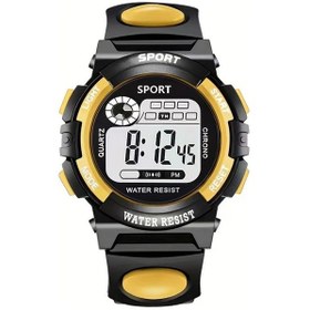 Resim Sunshine022 Gençler İçin Sarı Kuantz Hareketli Ve Aydınlatmalı Digital Spor Saati Diğer 