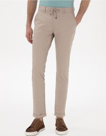 Resim Pierre Cardin Erkek Bej Pantolon Kanvas-chino 50305260-vr011 Bej 