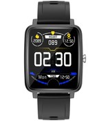 Resim Yifomall V10 1.4" Renkli Dokunmatik Ekran Akıllı Saat Siyah 