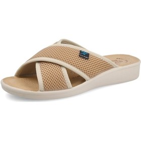 Resim Terlik Kadın Diğer 83 K24 Fe Fly Flot Cloth Slipper Beige Bej 