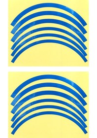 Resim Reedark Elektrikli Kaykay Tekerlekleri İçin Mavi Yansıtıcı Sticker - 2 Adet Plastik Fonksiyonel Dekoratif Ekipman 