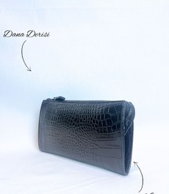 Resim Sergio Ferrari Hakiki Deri Clucth Çanta | Çok Bölmeli Gerçek Deri Erkek El Çantası Cüzdan Clutch Çanta 
