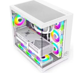 Resim GAMETECH Prime V2 Argb 7x120mm Fan 360mm Sıvı Soğutmalı ( Argb Fanlı ) Beyaz Bilgisayar Kasası 