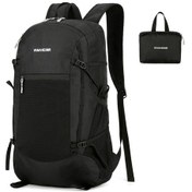 Resim Aubyhe Siyah Çok Amaçlı İçin Çıktı Katlanabilir Sirt Çantası, Hafif Dağcı Seyahat Su Geçirmez Günlük Çanta 652 Siyah 