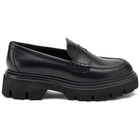 Resim Oxford/ayakkabı Kadın 85l1 Frau Seta Chunky Maccossin Nero Siyah 