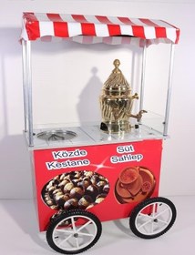 Resim Cemko Tüplü Sahlep Ve Közde Kestane Arabası (Model Bismil) 