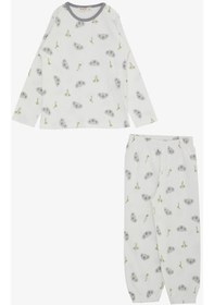 Resim Breeze Kız Bebek Pijama Takımı Sevimli Koala Desenli 9 Ay-3 Yaş, Ekru-ekru Ekru 
