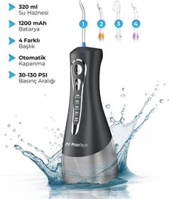 Resim AquaDent Ultra Ağız Duşu - Şarjlı Taşınabilir, 4 Farklı Mod, IPX7 Su Geçirmez 