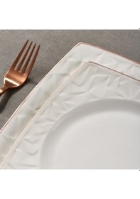 Resim Güral Vivente 8 Parça 2 Kişilik Bone Yemek Takımı - Copper Bakır 