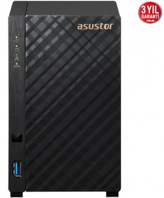 Resim ASUSTOR AS1102T 2 YUVALI 1GB NAS DEPOLAMA ÜNİTESİ 